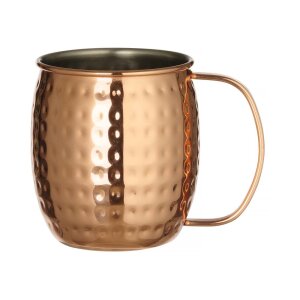 BarUp Cocktailbecher, Moscow-Mule-Becher, 0,5L, Kupfer,...