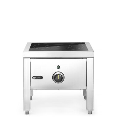 HENDI Hochleistungs-Induktions-Hockerkocher, 400V/5000W, 422x400x(H)366mm