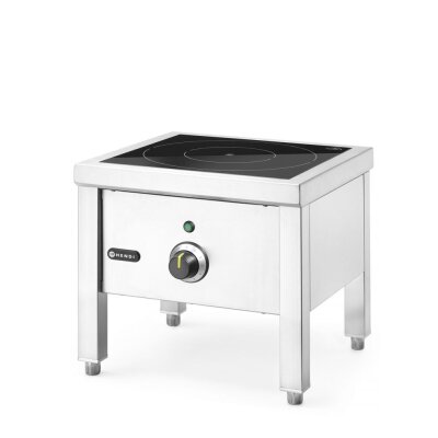 HENDI Hochleistungs-Induktions-Hockerkocher, 400V/5000W, 422x400x(H)366mm