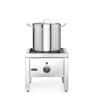 HENDI Hochleistungs-Induktions-Hockerkocher, 400V/5000W, 422x400x(H)366mm