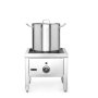 HENDI Hochleistungs-Induktions-Hockerkocher, 400V/5000W, 422x400x(H)366mm