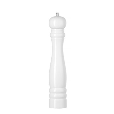 HENDI Salzmühle aus Holz, Weiß, ⌀65x(H)415mm