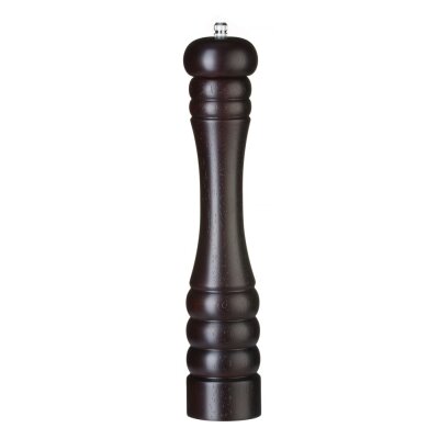 HENDI Salzmühle aus Holz, Holz dunkel, ⌀60x(H)315mm