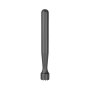 BarUp Cocktail-Stößel, sternförmig gezahnt, Schwarz, ⌀34x207mm