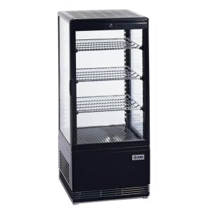 KBS Tischk&uuml;hlvitrine RT-78 G LED (schwarz)