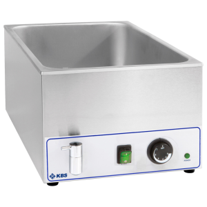 KBS Bainmarie mit Ablasshahn f&uuml;r 1x 1/1 GN, h=150 mm