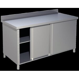 KBS Arbeitsschrank mit Aufkantung B 140cm x T 60cm