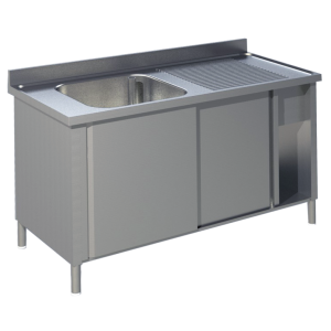 KBS Spülschrank mit Schiebetüren B 120cm -...