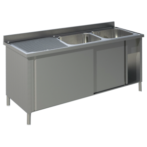 KBS Sp&uuml;lschrank mit Schiebet&uuml;ren B 200cm -...