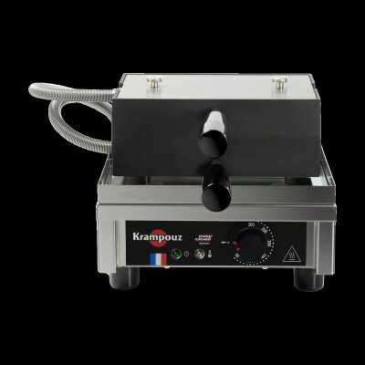 KRAMPOUZ Waffeleisen 4x5 Lüttich Waffel 90° Öffnung Waffle Maker Modell WECAFC
