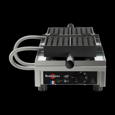 KRAMPOUZ Waffeleisen 4x6 Lüttich einfach 180°-Öffnung Waffle Maker Modell WECBEA