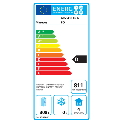 SARO Gastro Kühlschrank Modell ARV 430 CS A PO