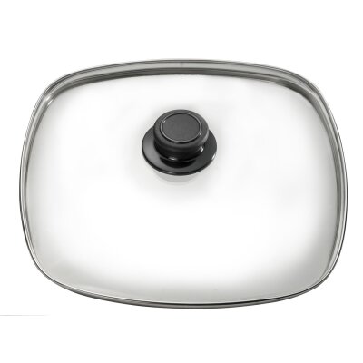Eurolux Sicherheitsglasdeckel eckig 24 x 24 cm inkl Deckelknopf