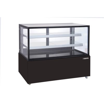 SARO Gastro Kuchenvitrine 510L schwarz VANESSA