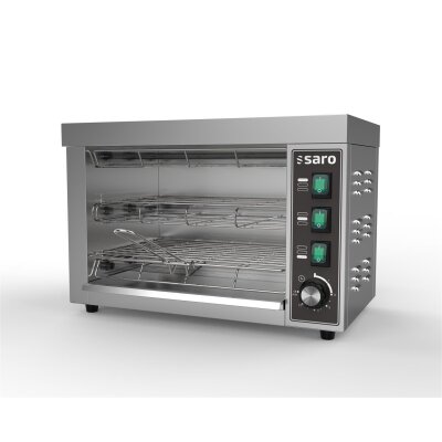 SARO Gastro Doppelter Quarzröhren-Toaster Modell ALIVA