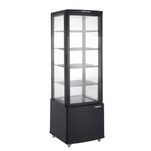 SARO Gastro K&uuml;hlvitrine Modell PHIL schwarz
