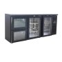 SARO Gastro Barkühler mit 2 Glastüren und 2 Schubladen Modell BC 3100 G S2