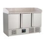 SARO Gastro Pizzatisch 3 Türen Modell S 903 PZ S/S TOP PRO