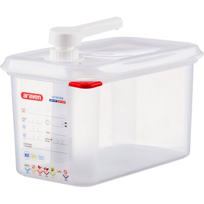 Araven Pumpspender, GN 1/4