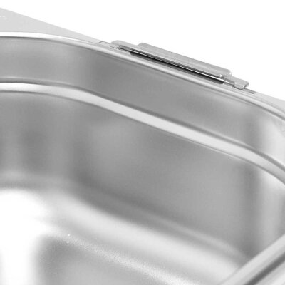 STALGAST Gastronormbehälter Serie Onset, GN 1/6, 200 mm Tiefe, mit Fallgriffen