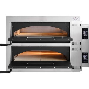 GGF Pizzaofen FR-Line Digital, 2 Kammern Vollschamott...