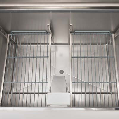 STALGAST Starline Vorbereitungstisch, 2-türig, 10x GN 1/4