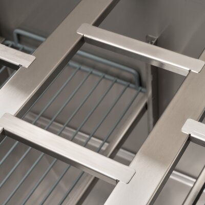 STALGAST Starline Vorbereitungstisch, 2-türig, 10x GN 1/4