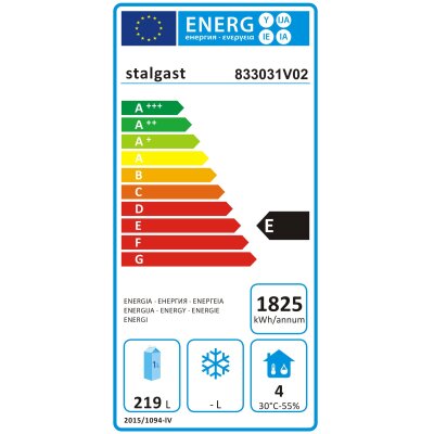 STALGAST Starline Pizzatisch, 3-türig, GN 1/1