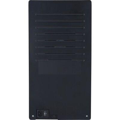 STALGAST Milchkühlschrank, schwarz, mit Temperaturanzeige, 240x470x472 mm (BxTxH), 0,065 kW