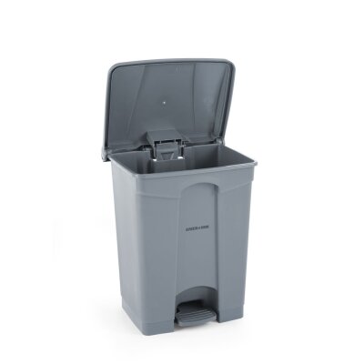 AmerBox Tret-Abfalleimer, 87L, Hellgrau, 500x410x(H)815mm