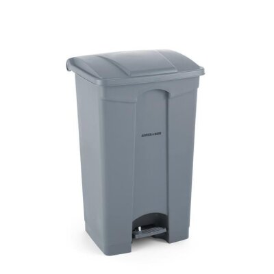 AmerBox Tret-Abfalleimer, 87L, Hellgrau, 500x410x(H)815mm