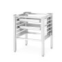 HENDI Ständer für GN 1/1-Backöfen, Millenial Smart Gastro, Black Mask Gastro, Touch Screen Gastro, 631x560x(H)770mm