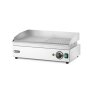 HENDI Grillplatte halb gerillt, Kitchen Line, 220-240V/2400W, 527x404x(H)233mm