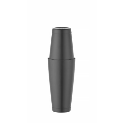 BarUp Tin-on-Tin Boston Shaker, 0,8L, Schwarz, ⌀90mm