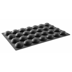 HENDI Silikonform HALBKUGEL, 600x395x(H)35mm
