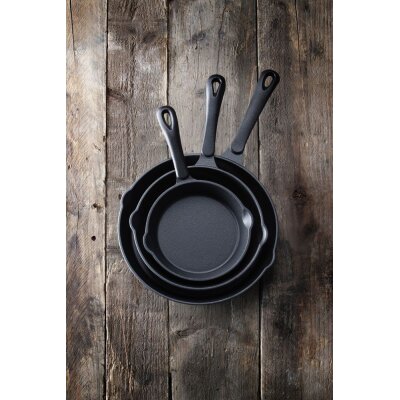 HENDI Gusseisenpfanne, Schwarz, ⌀165x(H)35mm