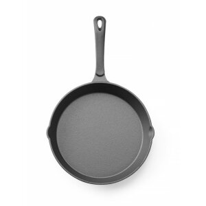 HENDI Gusseisenpfanne, Schwarz, ⌀250x(H)40mm