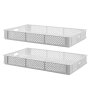 HENDI Trockenbox für Teigwaren, Weiß, 600x400x(H)70mm, Rechteckig