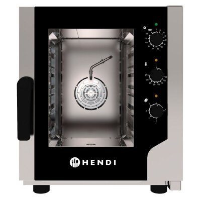 HENDI Konvektionsdampfgarer Snack 5x GN 2/3, 230V/3200W, 550x754x(H)662mm