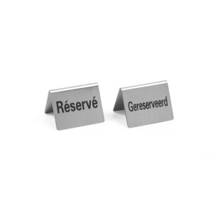 HENDI Tischschild Reserviert - 4 Stk.,...