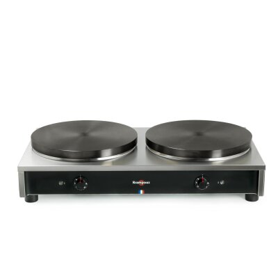 Krampouz Elektro Doppelplatte Crepesgerät Komfort 40 cm - 400 Volt - 3600 Watt Crepesmaker