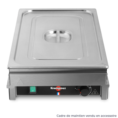 KRAMPOUZ Elektrische Warmhalteplatte 500 Watt - 30-120 °C.