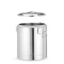 HENDI Isolierter tragbarer Behälter, Kitchen Line, 36L, Silber, ⌀400x(H)500mm
