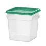 HENDI Lebensmittelbehälter mit Skala, 3,8L, 190x190x(H)180mm