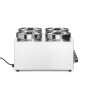 HENDI Thermosystem, vierfach, 16L, 220-240V/800W, 506x509x(H)298mm