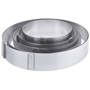 CONTACTO Tortenring, verstellbar 31 cm