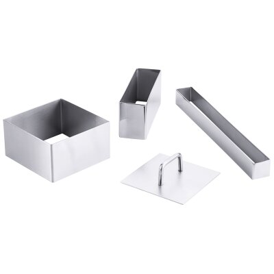 CONTACTO Schaumspeisenform, rechteckig 5 cm x 5 cm