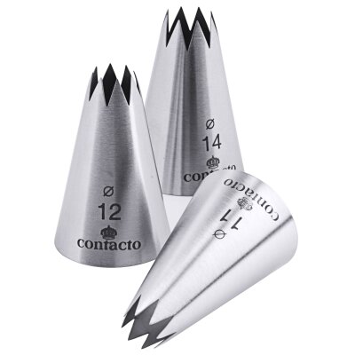 CONTACTO Sterntülle, 8-zackig 2 mm