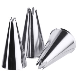 CONTACTO Sterntülle, 6-zackig 13 mm / 5 cm