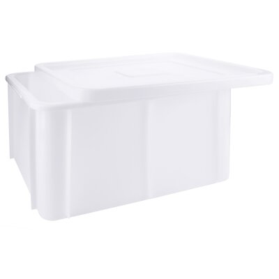 CONTACTO Stapelkasten, weiß 18 l